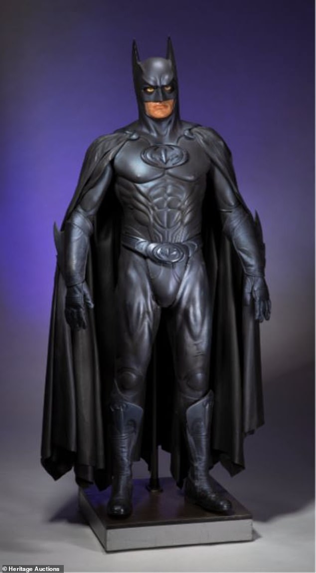 George Clooney’s infamous nipple-enhanced Batman suit up for auction with starting bid of $40K