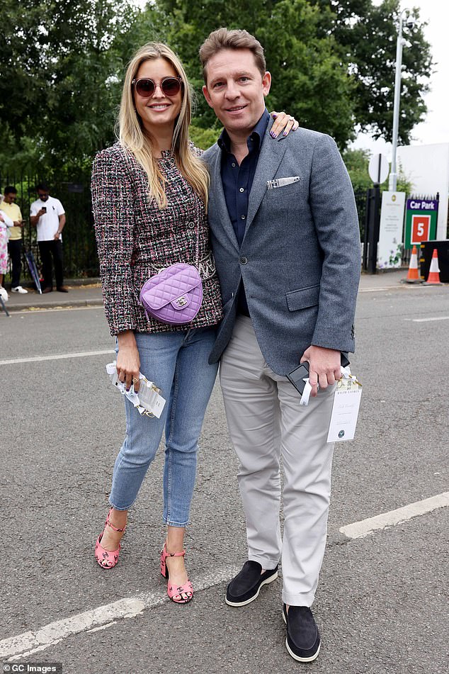 Holly Candy stuns in Chanel she joins billionaire husband Nick at Wimbledon