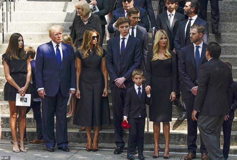 Ivana Trump’s funeral: Ivanka, Eric and Don Jr. remember their mother New York City service