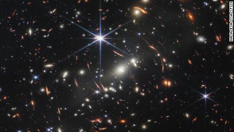 The image of galaxy cluster SMACS 0723 is &quot;the deepest and sharpest infrared image of the distant universe to date,&quot; according to NASA. 