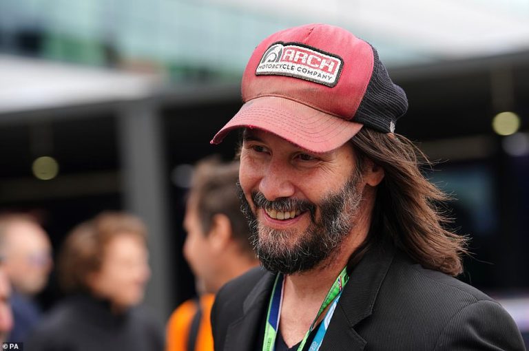 Keanu Reeves and Gordon Ramsay among celebs to descend on Silverstone ahead of British Grand Prix