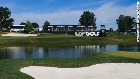 A general view of Trump National Golf Club.