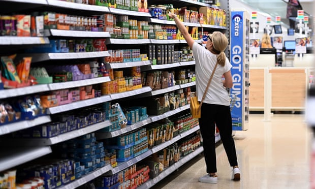 woman in supermarket