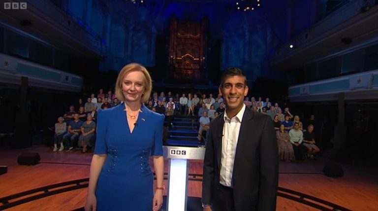 Liz Truss v Rishi Sunak in crucial BBC TV debate TONIGHT