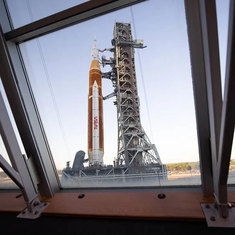 NASA Artemis I Rocket Transporter