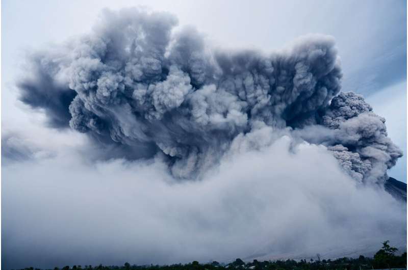 volcanic eruption