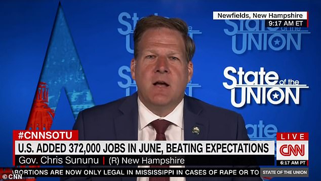 Republican Governor Chris Sununu demands Biden FIRE Treasury Secretary Janet Yellen