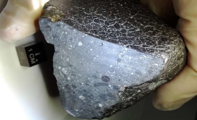 The meteorite NWA 7034, nicknamed Black Beauty, has fascinated geologists since it was discovered in the Sahara Desert in 2011