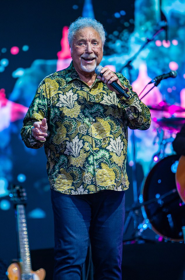 Sir Tom Jones denies needing backstage medical assistance