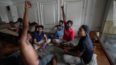 Protesters in Sri Lanka occupy the residence of the prime minister.