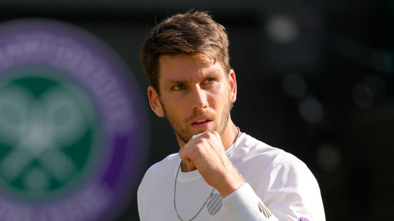 Britain's Cameron Norrie lost in four sets to six-time champion Novak Djokovic in the Wimbledon semi-finals