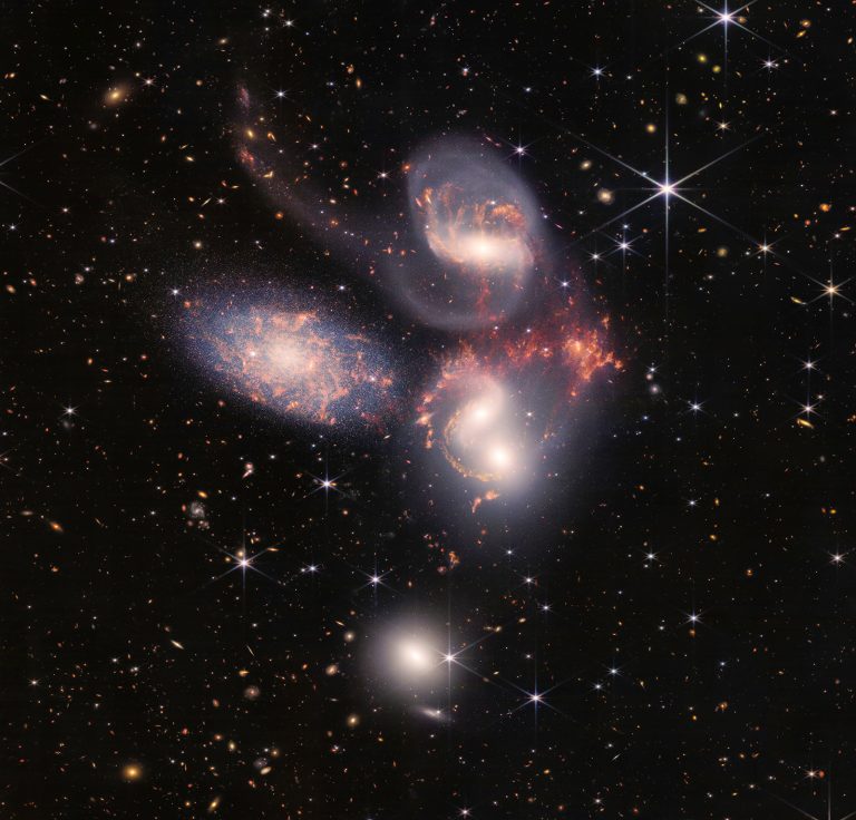 Stephan’s Quintet gives scientists a look at how galaxies interact