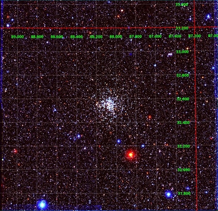 Astronomers investigate open cluster Messier 37 and its surroundings