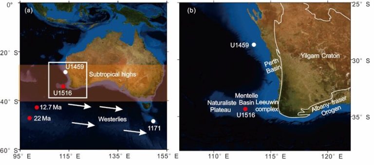 Climate evolution in the Southeast Indian Ocean during the Miocene