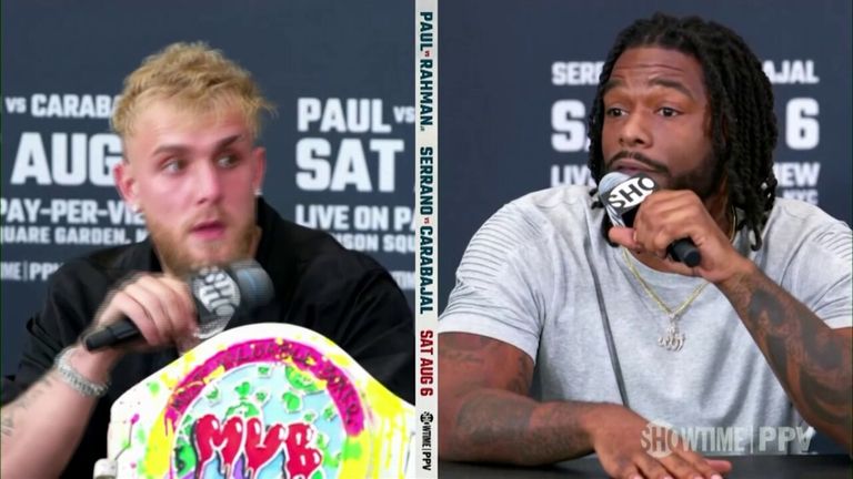 'I'm ending your family legacy!' – Tensions rise between Jake Paul & Rahman Jr!