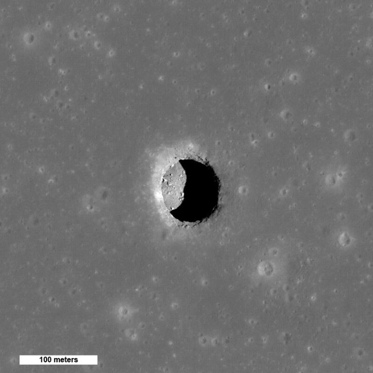 Lunar Reconnaissance Orbiter finds lunar pits harbor comfortable temperatures