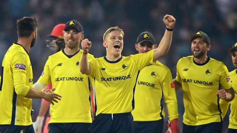 Hampshire Hawks win Vitality Blast after incredible last-ball drama against Lancashire Lightning | Cricket News