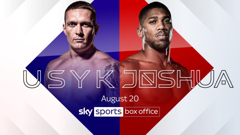 Anthony Joshua vs Oleksandr Usyk epic heavyweight rematch will be broadcasted live on Sky Sports Box Office | Boxing News