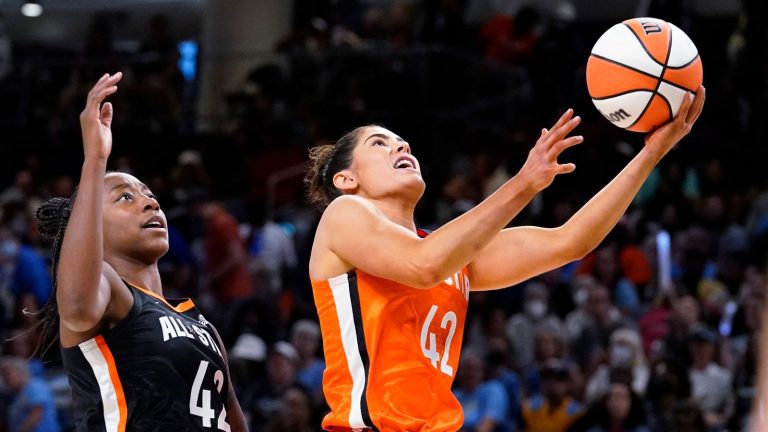 WNBA All-Star Game: Team Wilson’s Kelsey Plum named MVP after equalling record in victory over Team Stewart | NBA News