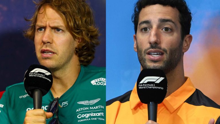 Sebastian Vettel dismisses McLaren rumours as Daniel Ricciardo says he’s ‘cleared up’ F1 future