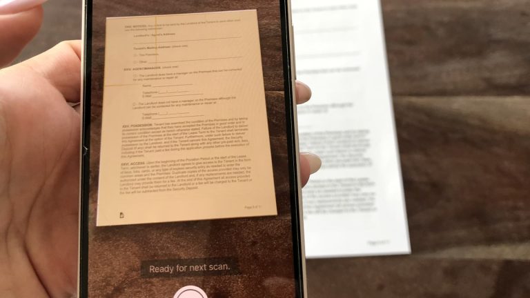 How to scan documents with your iPhone