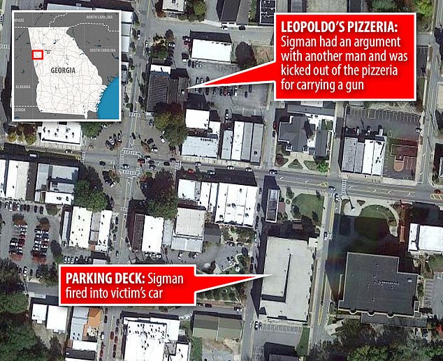 After being thrown out of the pizzeria, Sigman walked over the parking deck where Anna was with her friends and opened fire into their vehicle. She was not at the pizzeria at the time of the argument, and it remains unclear why he targeted her car