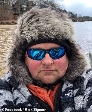 Sigman's social media profiles portray him as an outdoorsman who spends much of his time on the lake near his home