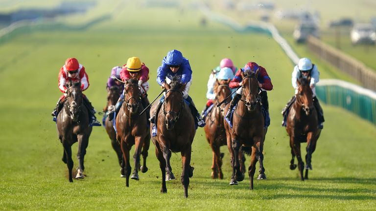 Native Trail in action at Newmarket under William Buick