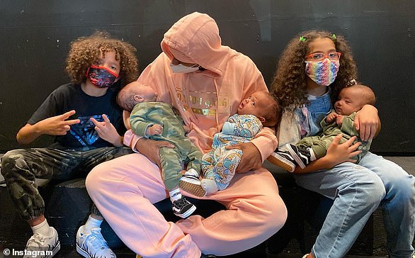 In January 2022, the star admitted that he was 'still missing his little dude' Zen, while sharing a throwback photo of Moroccan, Zion, Zillion, and Monroe sitting with him, as he held Zen