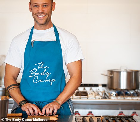 The delicious plant-based menu features a vast array of fresh, natural and locally-sourced ingredients, with every meal made from scratch on site everyday by expert head chef, Ben Whale (pictured)