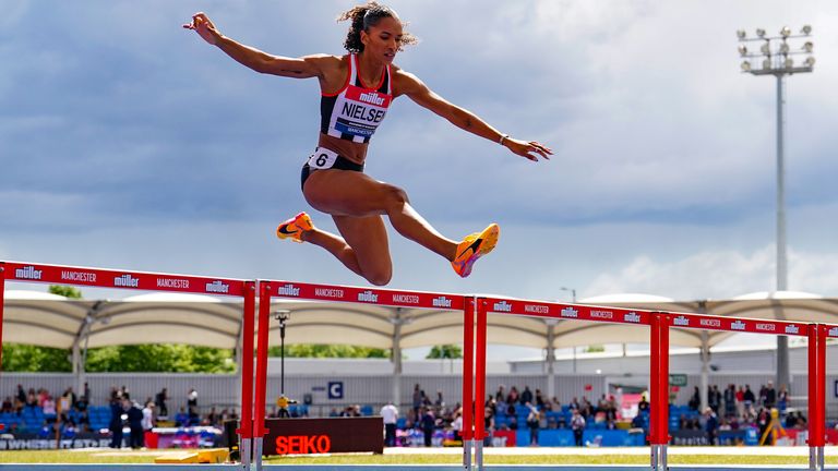 Lina Nielsen finished second in the 400m at the UK Athletics Championships in June