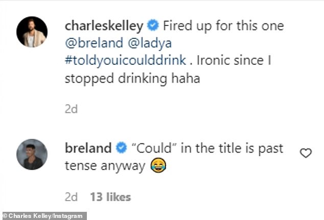 '"Could" in the title is past tense anyway': The Georgia-born 40-year-old wrote on Monday of Told You I Could Drink, 'Ironic since I stopped drinking haha'