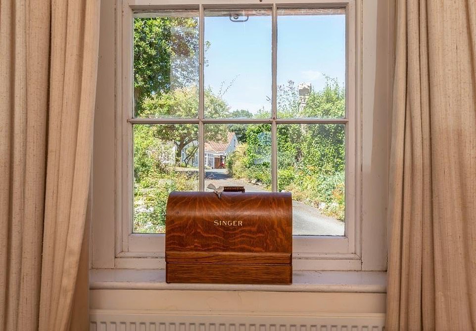 High angle guns were positioned inland so that they were hidden from an enemy fleet, who would not be able to counter-attack them. It was constructed with three gun groups, each of two guns. Pictured: View from Guard House bedroom