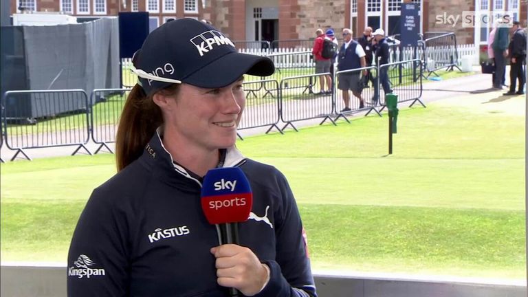 Leona Maguire says her monster putt on the 15th made up for a few misses on the front nine at the AIG Women's Open