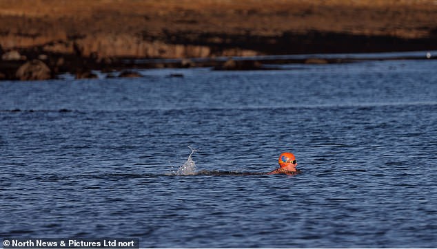 Gill is now looking forward to 2023 when she will swim 25 miles across the Channel to France - and she trains most weeks