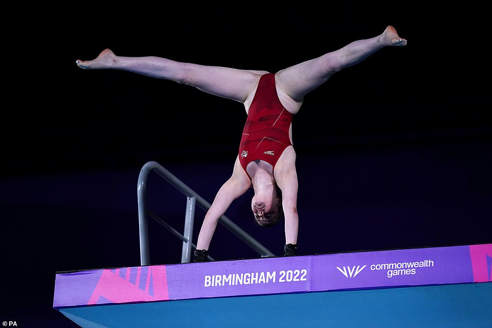 Competition: The teen won the Preliminary rounds, which sees 14 competitors complete five dives each, with 12 divers advancing to the final