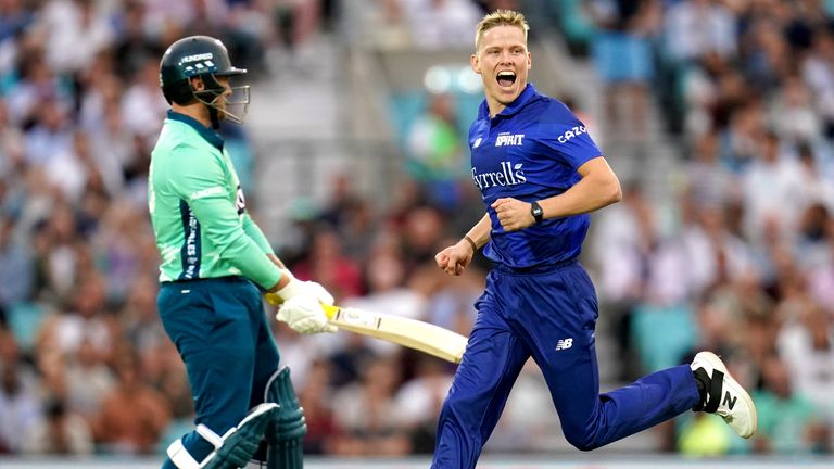 Jason Roy's poor form continued as he was caught on the first delivery for the Oval Invincibles