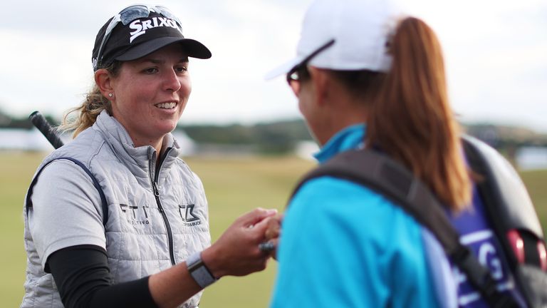 The 33-year-old's victory is also her first LPGA Tour title