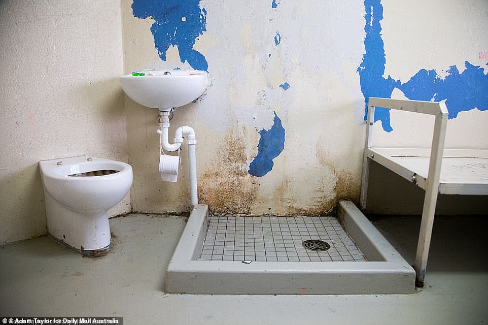 Pictured: A cell at Silverwater remand prison in NSW, where Daisley was held on remand for four weeks before being granted bail