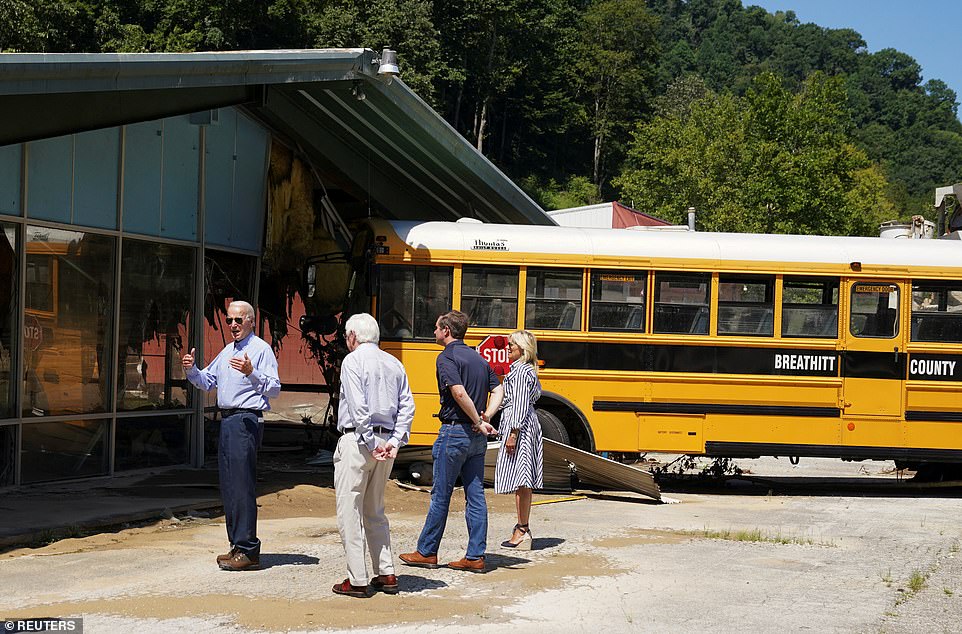 President Biden is making his second trip to Kentucky as president