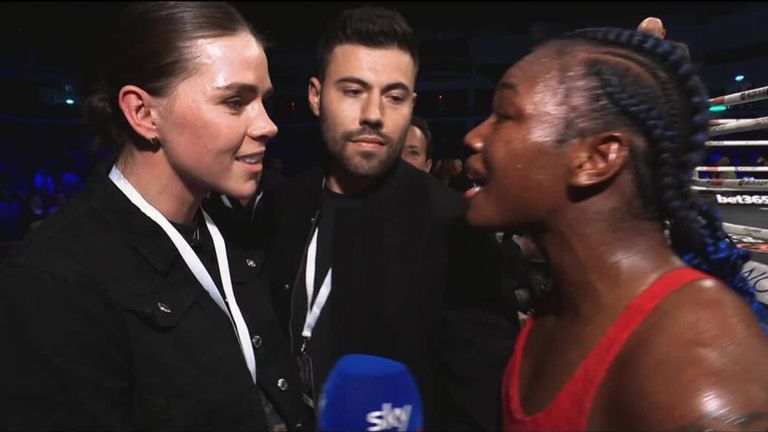 Claressa Shields and Savanah Marshall