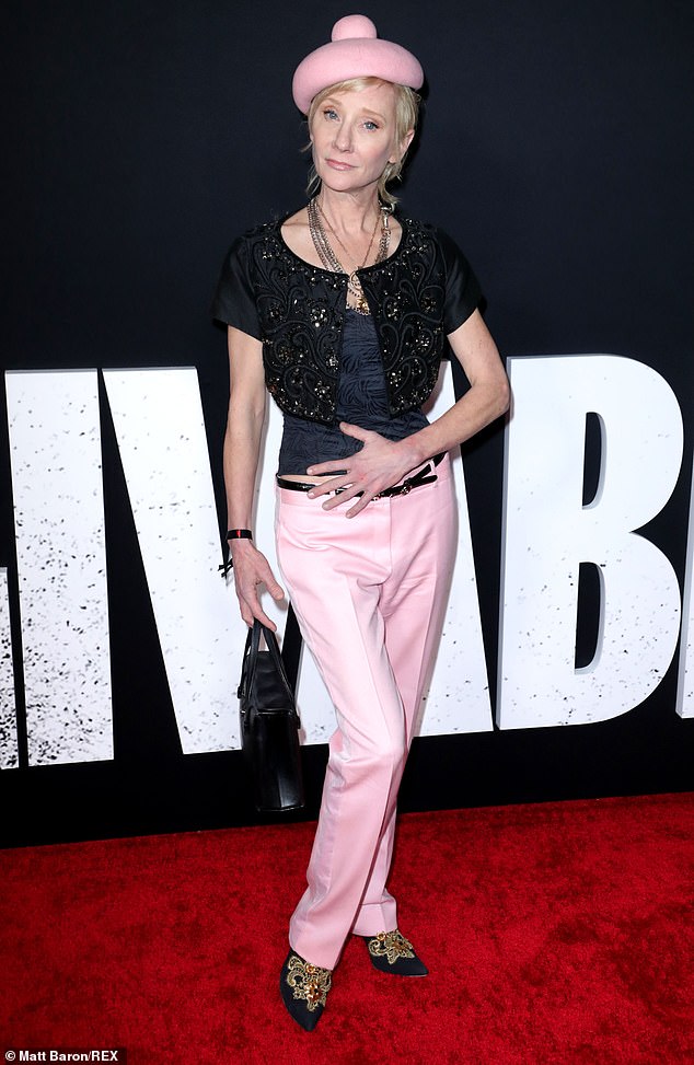 Heche was snapped at a film premiere in NYC last November