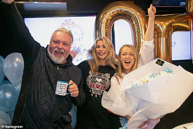 Tegan and Kyle found out the sex of their baby at an elaborate gender reveal party held on Sydney Harbour later in February