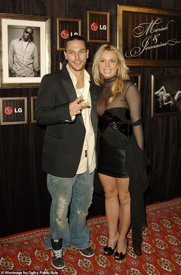 Former couple: Federline and Spears are pictured in 2006, at an after party for the Grammys. The pair were married from 2004 through 2007