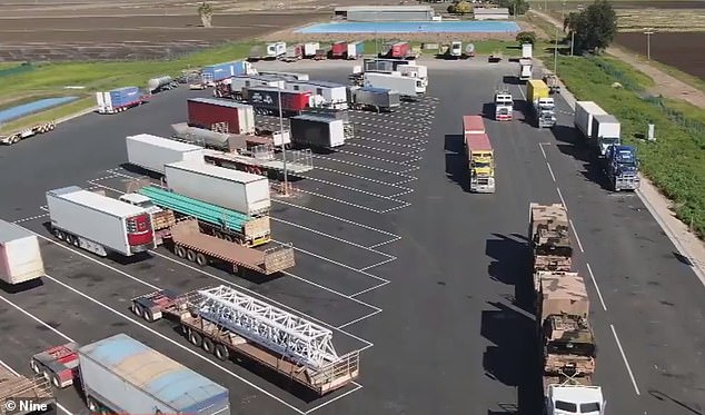 The Gatton Heavy Vehicle Decoupling facility is used by hundreds of truck drivers to drop off their heavy loads before continuing their journeys