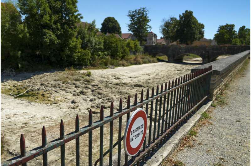 European drought dries up rivers, kills fish, shrivels crops