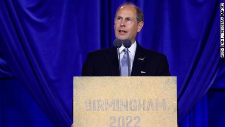 Prince Edward closes the Birmingham 2022 Commonwealth Games on August 8. 