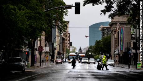 Downtown Sacramento today, which was raised 10-15 feet after the historic floods.