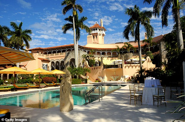 A report on Friday claimed top secret documents were found in a storage room near the Mar-a-Lago pool. The estate has two pools, one near the main house and the other near to the ocean