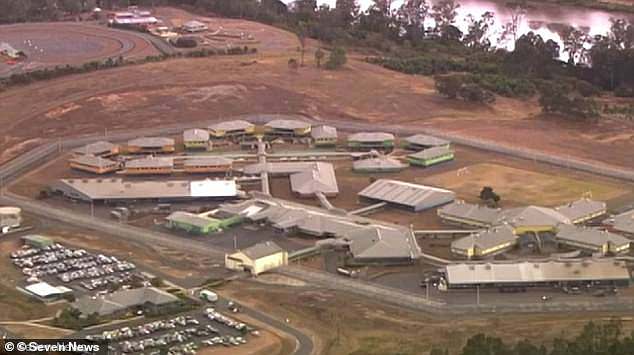 Wolston prison (above) which also houses child killer Brett Cowan and wife killer Gerard Baden-Clay, will have to find a single cell for Mizner because he suffers PTSD from Thai jail where he served time for raping a baby